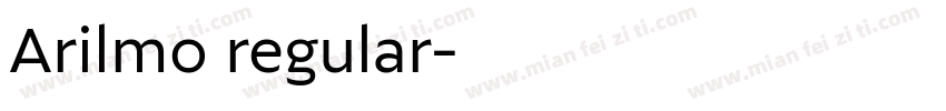 Arilmo regular字体转换
